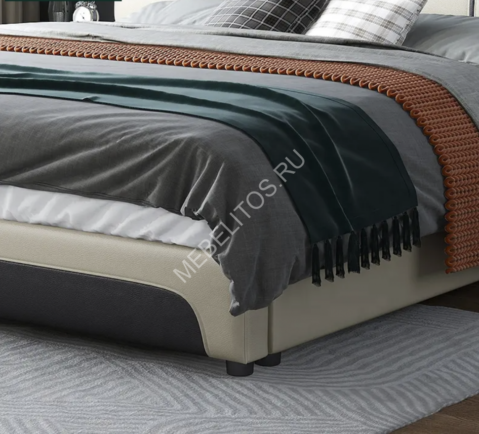 Кровать двуспальная с подьемным механизмом King Queen 160х200 Кровать двуспальная с подьемным механизмом King Queen 160х200