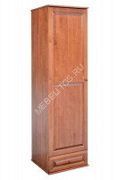 Шкаф Неаполь одностворчатый, массив дерева 60х220х54 ДСС