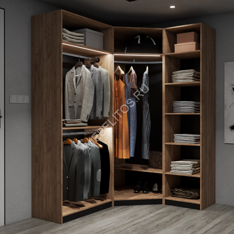 Модульная гардеробная Сангро модуль-19 Модульная гардеробная Сангро модуль-19