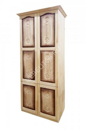 Шкаф Фаина, массив дерева 80х220х54 ДСС