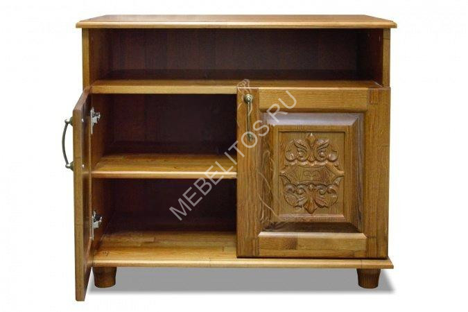 Тумба ТВ Купец М, массив дерева 90х80х45 ДСС