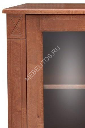 Комод книжный "Верди М2", массив дерева 100х120х45, ДСС