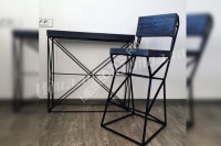 Синий стул Лофт LOFT-STUL-005 Синий стул Лофт LOFT-STUL-005