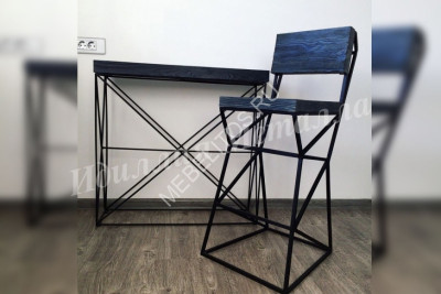 Синий стул Лофт LOFT-STUL-005