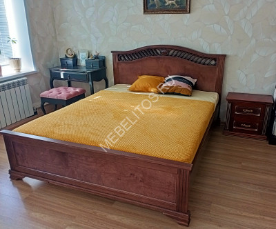 Кровать "Палермо" 120х200 из массива березы, РМСЛ