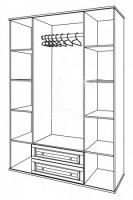 Шкаф Агат-М, массив дерева 180х240х54 ДСС Шкаф Агат-М, массив дерева 180х240х54 ДСС