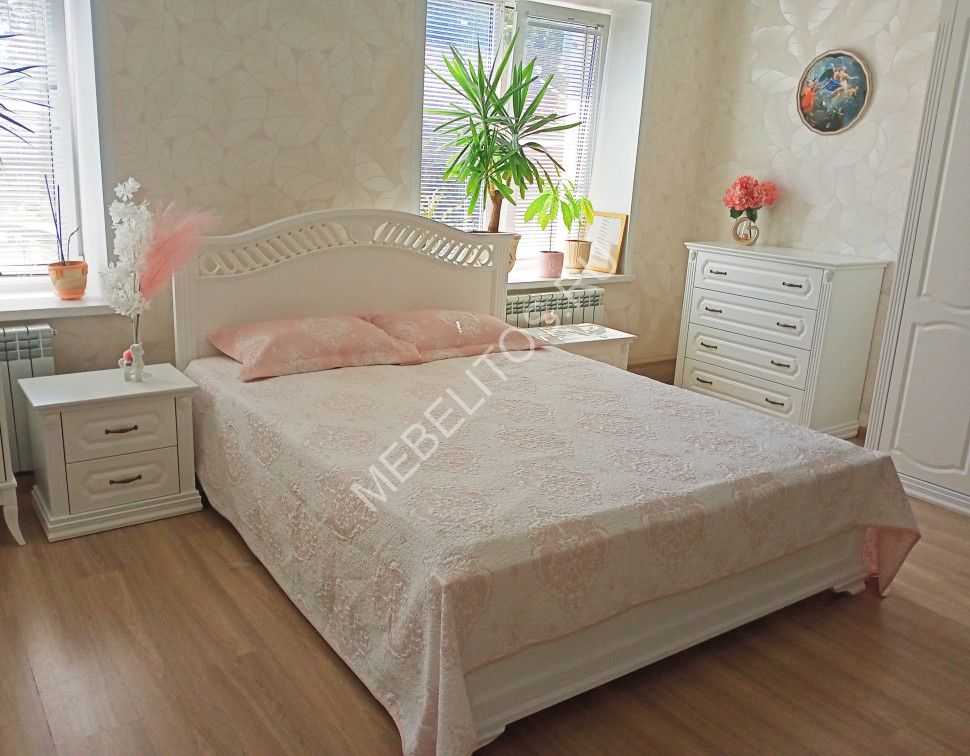 Кровать "Палермо" 140х200 из массива бука, РМСЛ