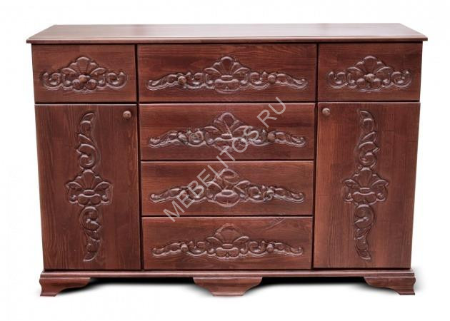 Комод Мираж М2, массив дерева 130х90х45 ДСС