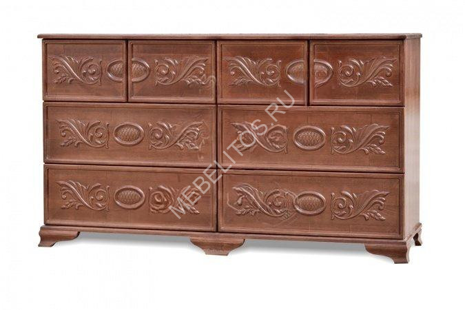Комод Амина М семейный, массив дерева 180х80х45 ДСС