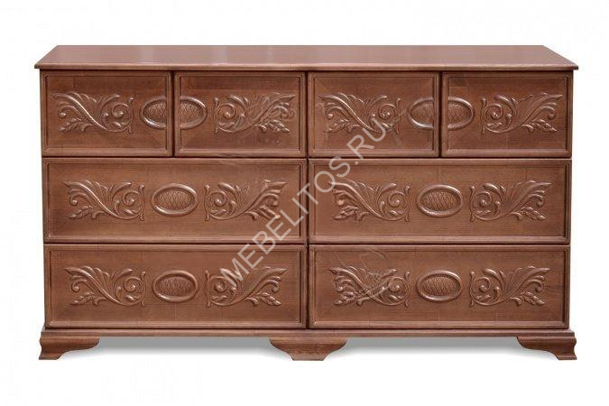 Комод Амина М семейный, массив дерева 180х80х45 ДСС