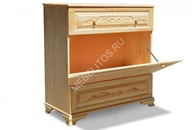 Комод Вега М, массив дерева 90х90х45 ДСС