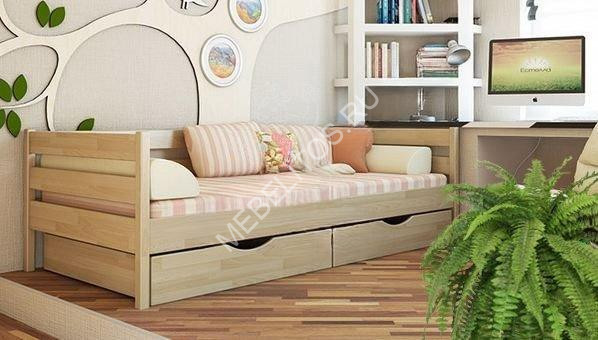 Кровать "Кая", массив дерева 120х200, ДСС