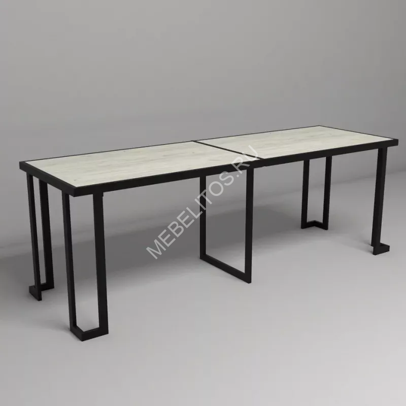 Стол для переговоров лофт Галатро 21 (2600-750-1000) Стол для переговоров лофт Галатро 21 (2600-750-1000)