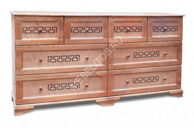 Комод Мономах Квадро М, массив дерева 140х90х45 ДСС