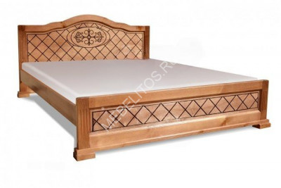 Кровать "Каприз", массив дерева 120х200, ДСС