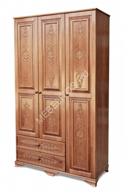 Шкаф Каталина-М, массив дерева 130х220х54 ДСС