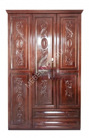 Шкаф Амина-М, массив дерева 220х150х54 ДСС