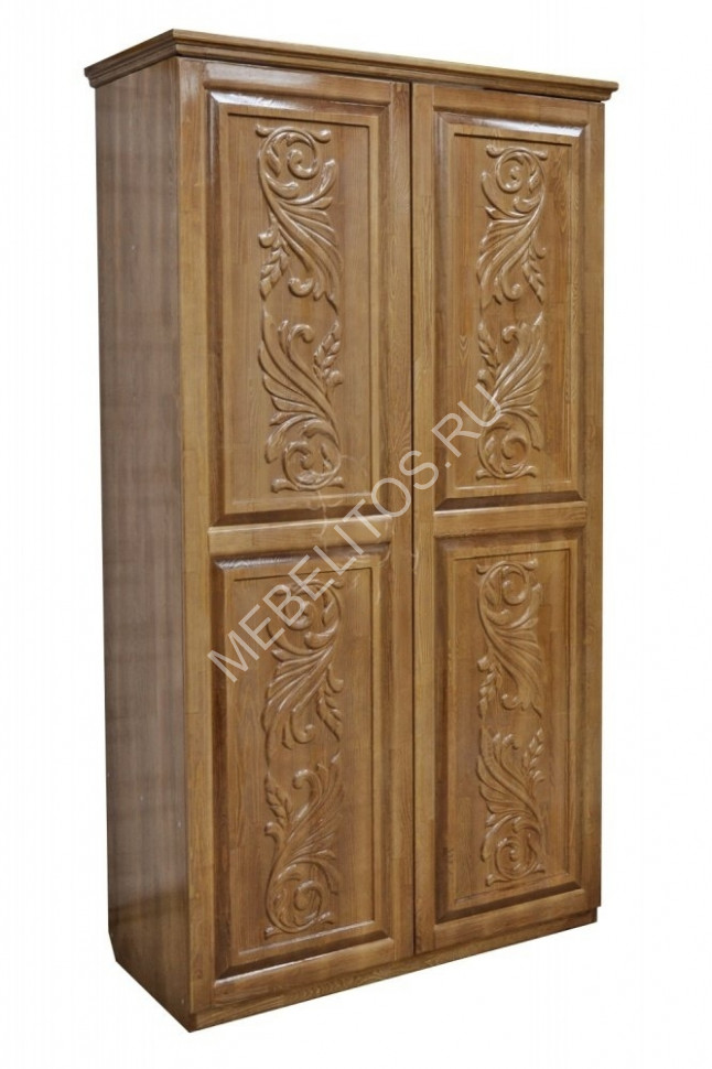 Шкаф Амина-М двухстворчатый, массив дерева 110х220х54 ДСС Шкаф Амина-М двухстворчатый, массив дерева 110х220х54 ДСС
