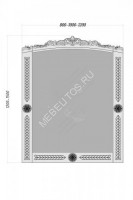 Зеркало Горка-М, массив дерева 100х120 ДСС Зеркало Горка-М, массив дерева 100х120 ДСС
