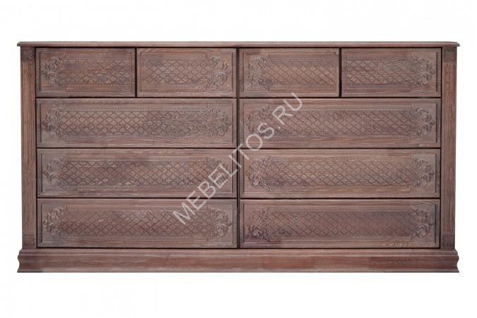 Комод Купец М10, массив дерева 180х90х45 ДСС