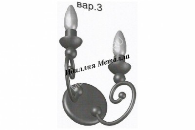 Кованая бра BRA-015
