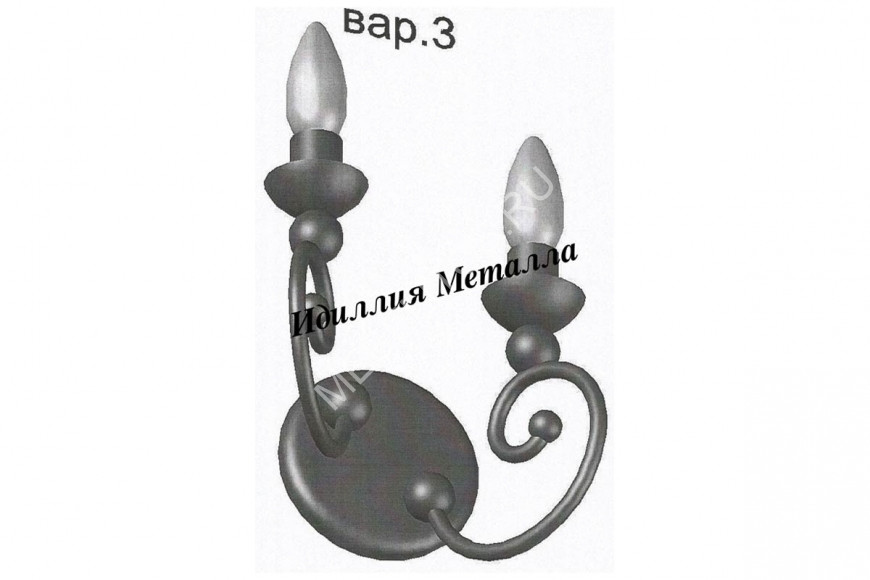 Кованая бра BRA-015 Кованая бра BRA-015