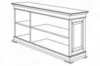 Комод Совушка М1, массив дерева 120х70х45 ДСС