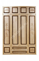 Шкаф Роза, массив дерева 190х240х54 ДСС