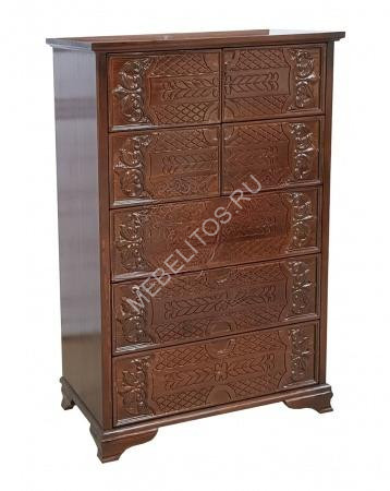 Комод Вензо М, массив 80х120х45 ДСС
