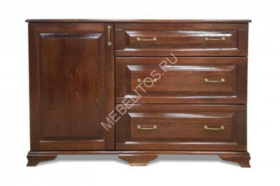 Комод Руслан М2, массив дерева 130х90х45 ДСС