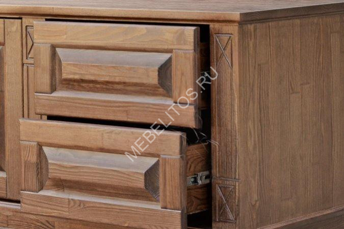 Тумба "Верди М4", массив дерева 160х60х45, ДСС Тумба "Верди М4", массив дерева 160х60х45, ДСС