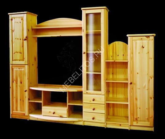 Стенка "Люция М", массив дерева 300х220х45, ДСС Стенка "Люция М", массив дерева 300х220х45, ДСС