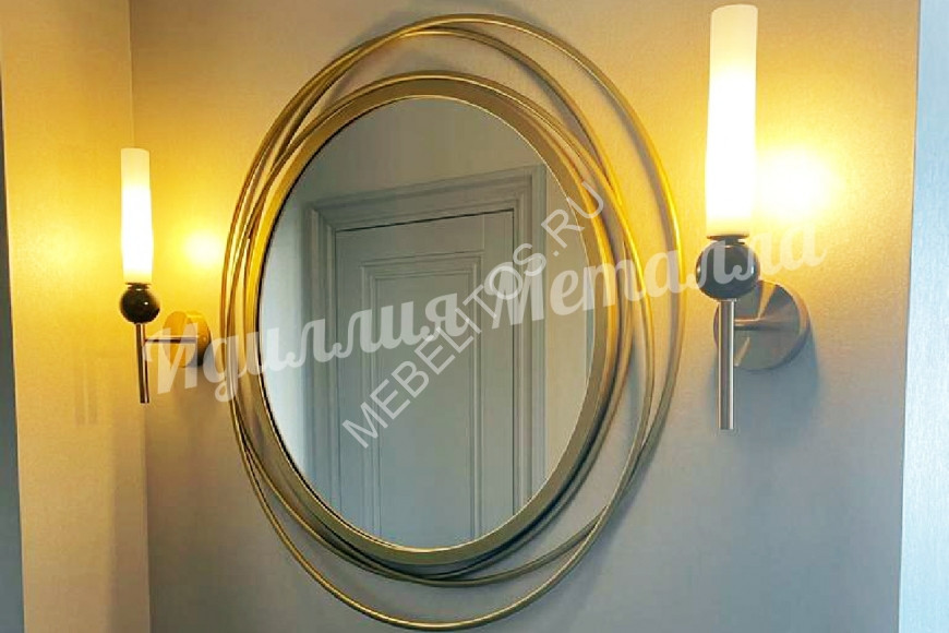 Зеркало Лофт в металлической раме LOFT-ZER-005