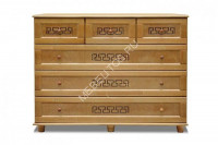 Комод Афина М, массив дерева 130х90х45 ДСС